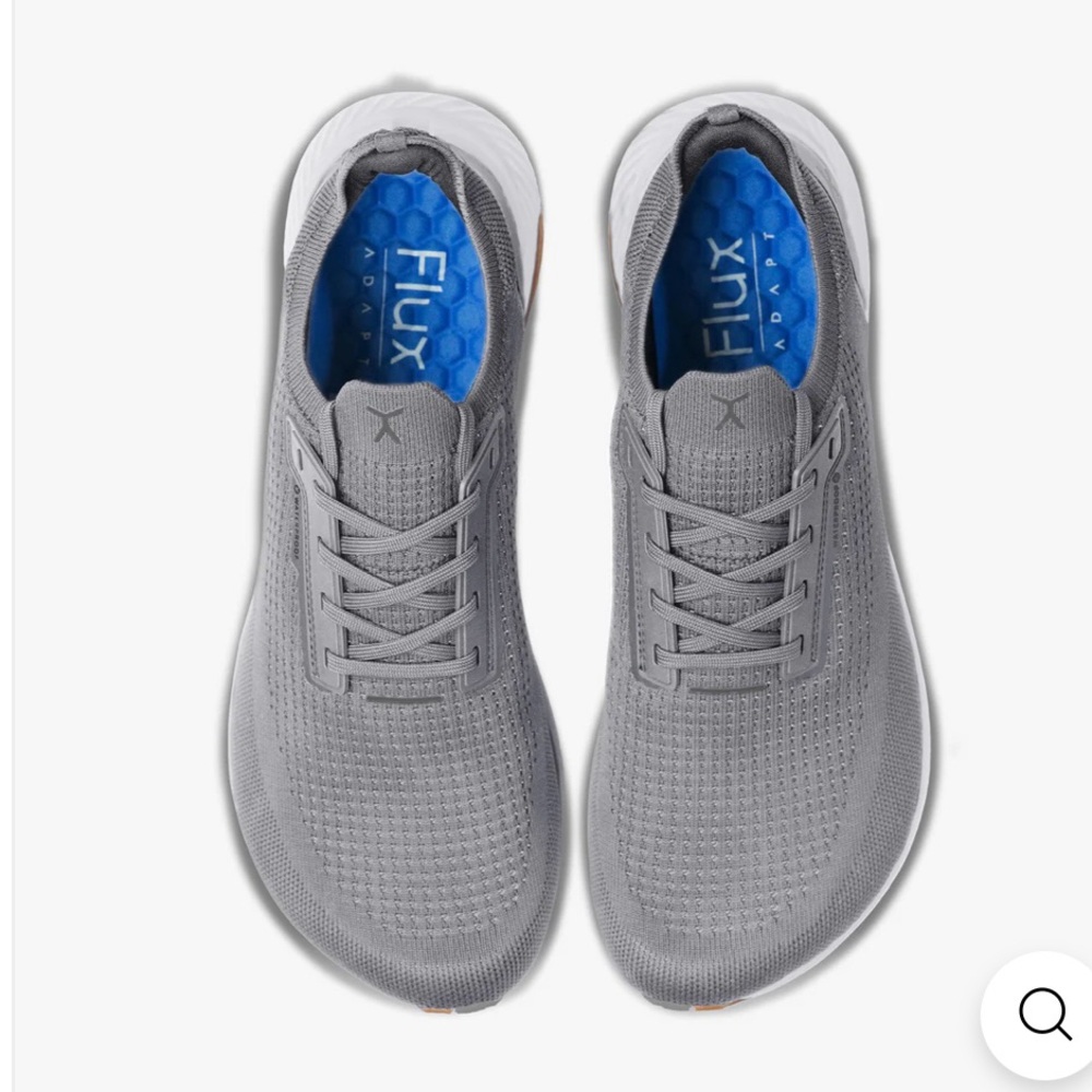 FLux Gray Athletic Shoes with Breathable Mesh